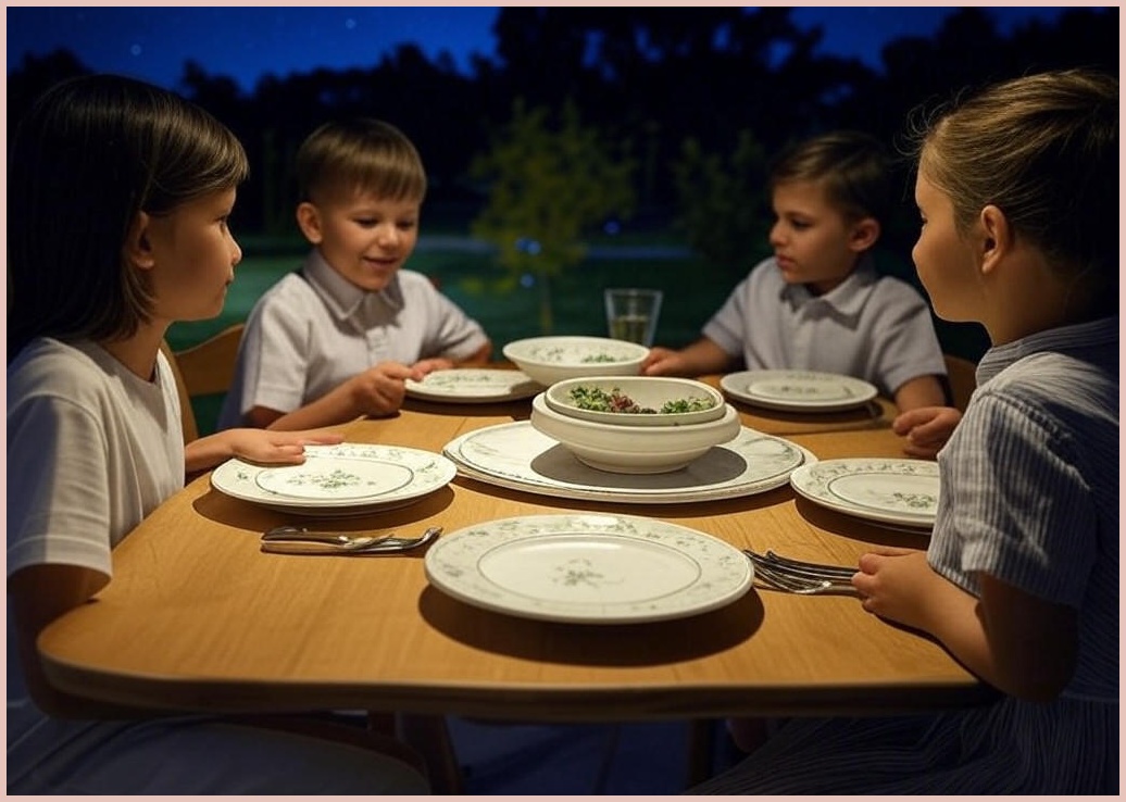 Starry Sea 도라지꽃 4인가족그릇세트 18p 집들이 접시세트, 1개, 식기세트 18p, 화이트