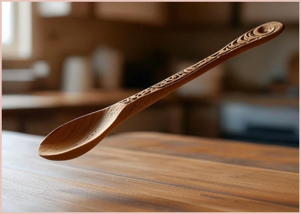 니코트 우드 롱스푼 - 이미지 1