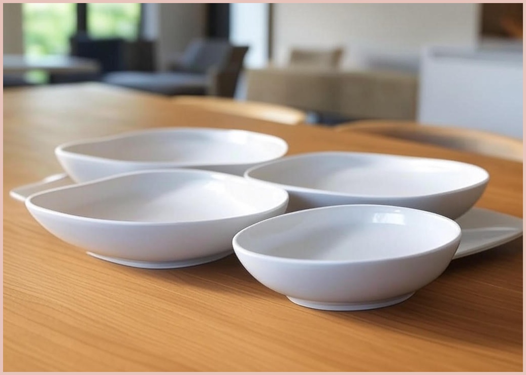 모던하우스 ON 접시세트, 1세트, 타원볼 4p + 미니볼 2p, 단일색상