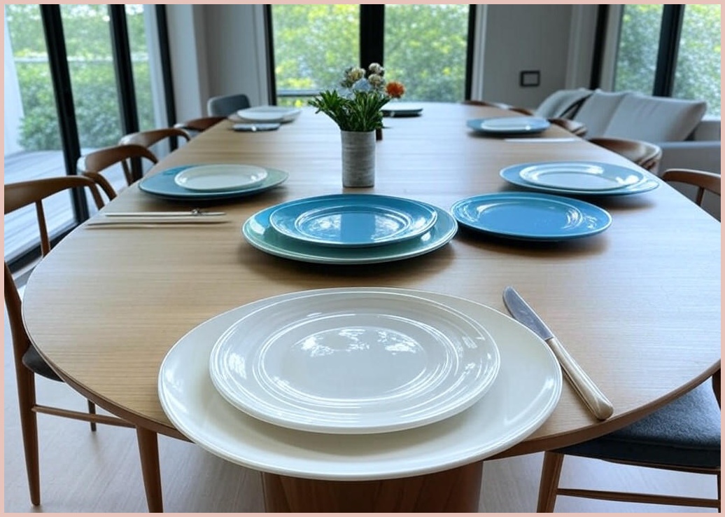 모던하우스 온 브런치타임 원형 플레이트 세트 D18, 1세트, 플레이트 4종, 혼합색상