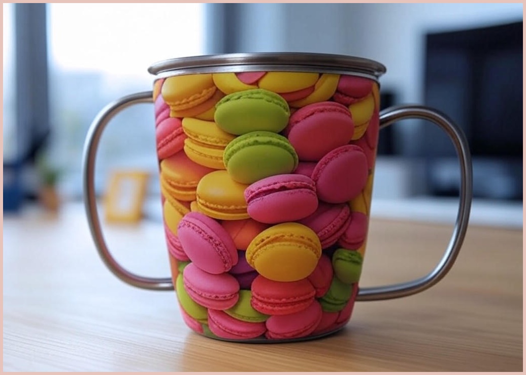 사무실 진공 스텐머그컵 친환경 홈애니 마카롱 스텐머그 5COLOR, 1개