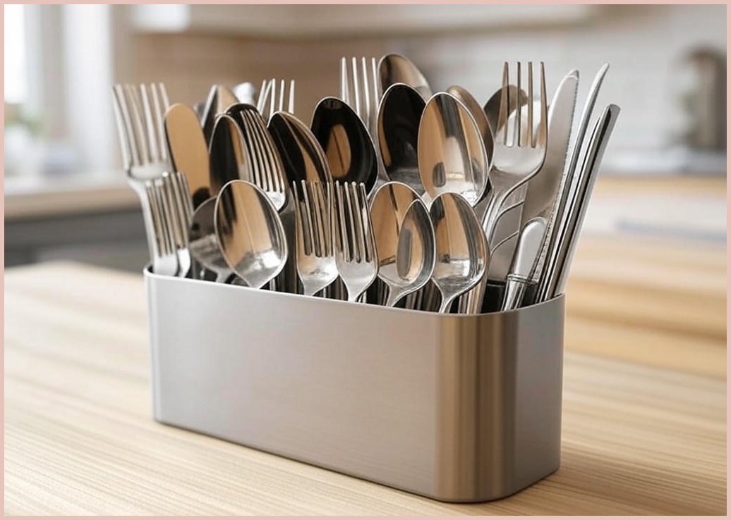 셀루앙드 깔끔한 정리 물빠짐 수저꽂이 수저통 보관함 장리함