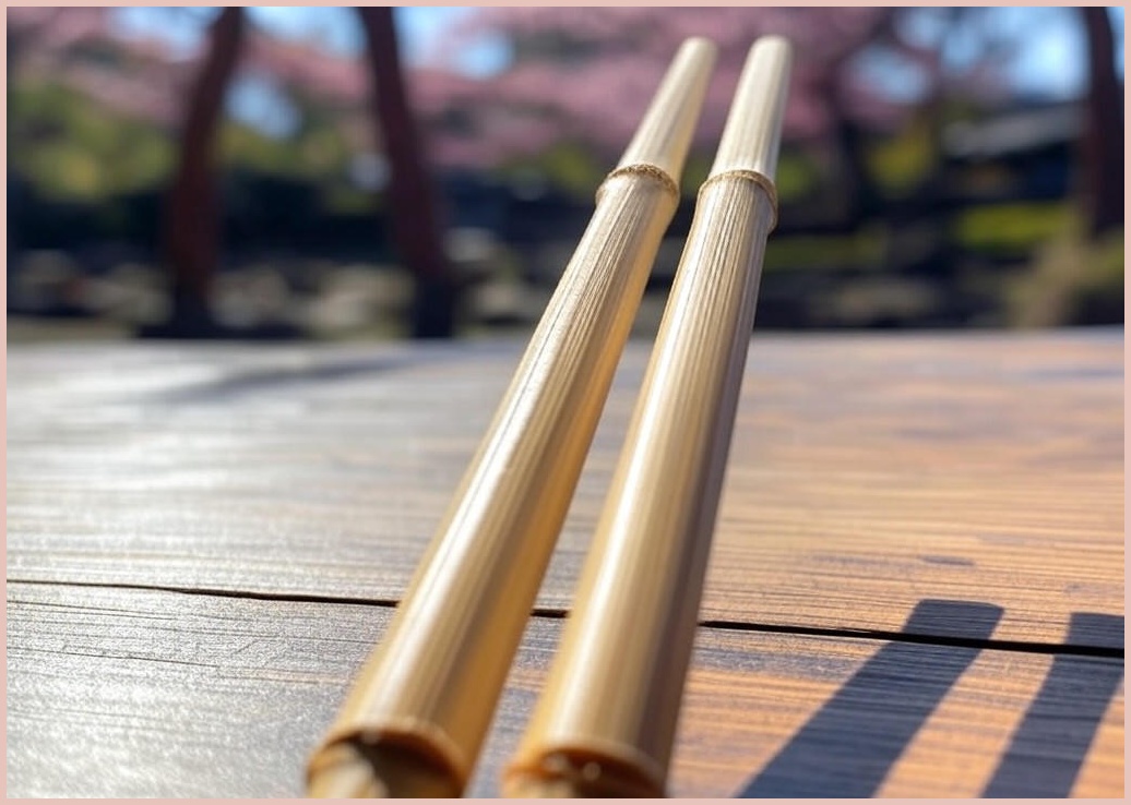 코멧 프리미엄 일회용 대나무 젓가락 - 이미지 1