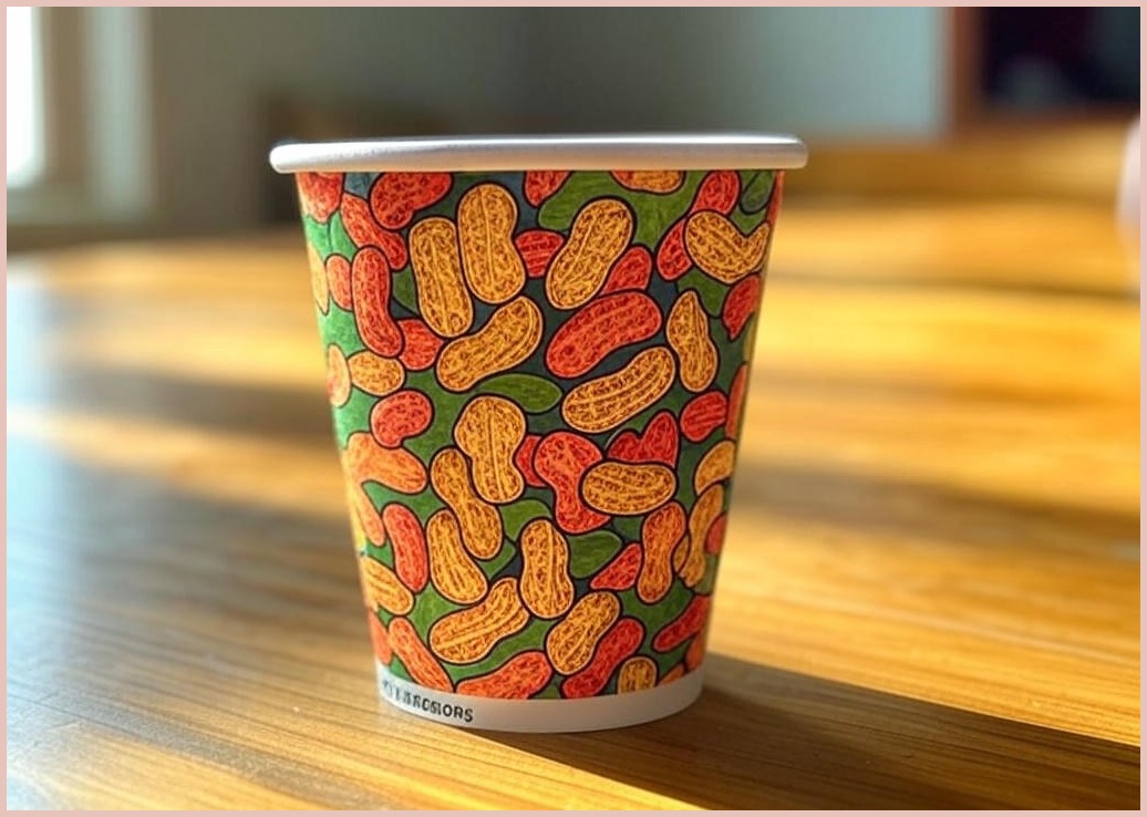 피너츠 칼라 종이컵 270ml - 이미지 1